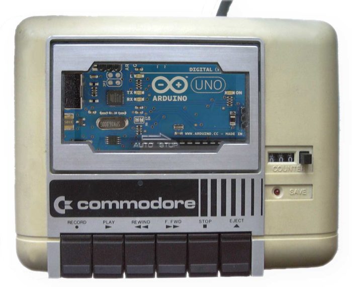 Reverse engineering dei segnali della porta tape del Commodore 64 con Arduino